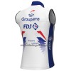 Fietsvest 2022 Groupama FDJ Wit Blauw
